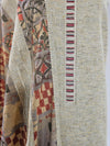 Handloom Cotton Suit with Embroidery & Foil Printed Rayon Stole