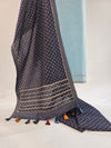 Light Blue Cotton Suit with Elegant Nalki Work & Printed Blue Dupatta