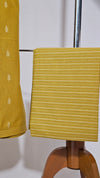 Soft Cotton Mustard Unstitched Suit with Chanderi Block Print Dupatta