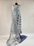 Shibori Grey Georgette Unstitched Suit with Aari Embroidery